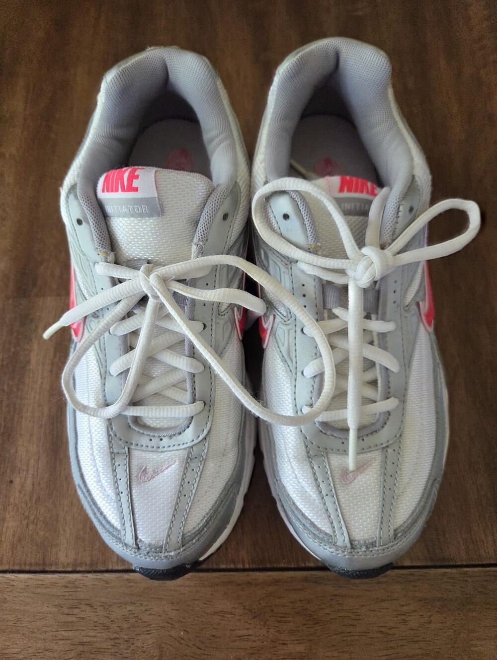 Nike Initiator Running Athletic Shoes Pink/gray Sporty Gym Size 7.5
